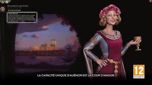 Aliénor, duchesse souveraine d'aquitaine, naît vers 1122. Civilization Vi Gathering Storm Video De Presentation Alienor D Aquitaine Fr Pc Youtube