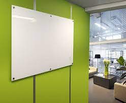 Lumiere White Magnetic Glass Whiteboard