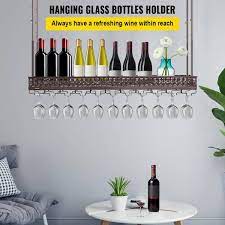 Vevor 45 Bottle Ceiling Wine Glass Rack