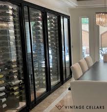Contemporary Dining Room Wine Cellars