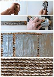 diy braided rope rug