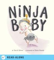 Råskapen og naturalismen i ninjababy går lykkeligvis ikke på bekostning av humoren. Ninja Baby E Bok David Zeltser Ark Bokhandel