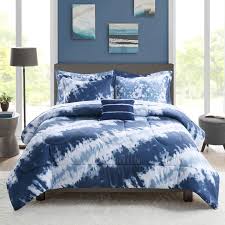 Mainstays Navy Tie Dye 8 Piece Bed In A