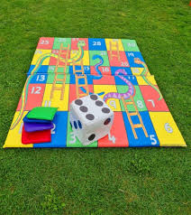 giant snakes and ladders in the