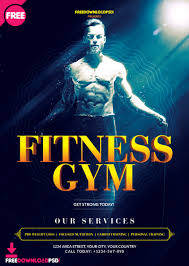 Fitness Gym 2 Free Psd Flyer Template Free Psd Flyer