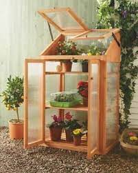 Wooden Cold Frame Greenhouse Mini