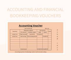 free bookkeeping voucher templates for