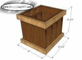 diy 12 inch cedar garden planter box