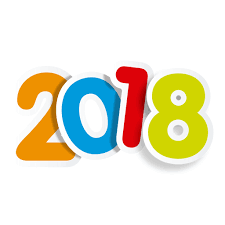 2018 (mmxviii) was a common year starting on monday of the gregorian calendar, the 2018th year of the common era (ce) and anno domini (ad) designations, the 18th year of the 3rd millennium. 2018 Bunte Zahlen Transparenter Png Und Svg Vektor