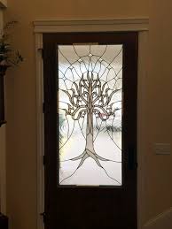 Residential Front Door Stained Glass