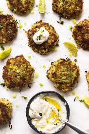 gluten free vegan zucchini fritters