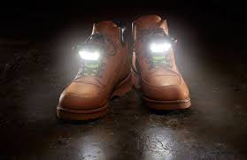 Night Tech Safety Shoe Lights Light Up The Workplace