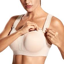 Delimira Womens High Impact Full Support Contour Underwire Bounce Control Plus Size Sports Bra