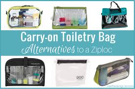 toiletry bag alternatives to a ziploc