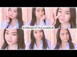 cute cal korean style makeup