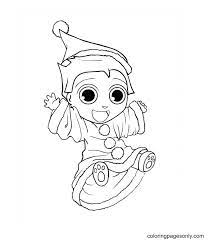 elf coloring pages printable for free