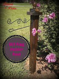 10 Minute Diy Wooden Garden Flag Holder