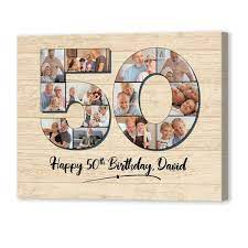 personalized 50th birthday gift for men