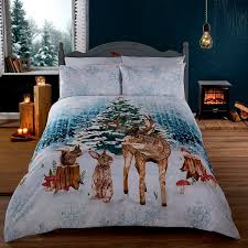 deer and rabbit bedding set