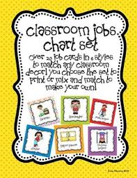 Classroom Jobs Pocket Chart Or Magnetic Set Class Jobs