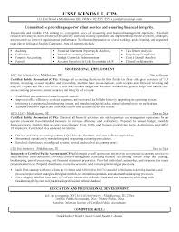 Accountant Objective Resume Accounting Resume Example Resume