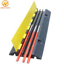 3 channel rubber floor cable protector