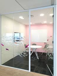 Unique Decal On Glass Partitions