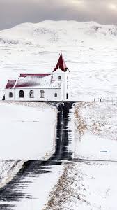 Church Snow Landscape 4k Ultra Hd ...
