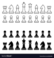 Трафарет шахматных фигур - 61 фото