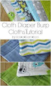 cloth diaper burp cloths part 1
