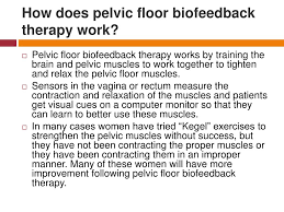 biofeedback therapy in pelvic floor