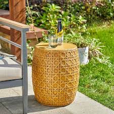 Drum Table Or Outdoor Planter Stand