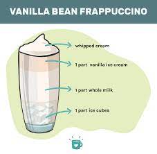 starbucks vanilla bean frappuccino recipe