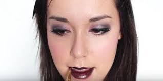 pink goth grunge makeup tutorial how