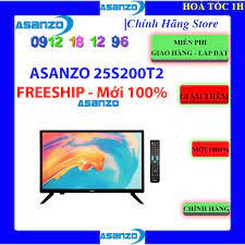 Mã ELHA03 giảm 5% đơn 300K] Tivi led Asanzo 25 inch model 25S200T2 màn hình  LED tiết kiệm điện