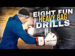 eight fun heavy bag drills you