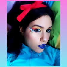 makeup inspirado en rainbow dash de