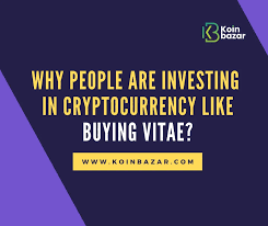 It has been over a decade since the mysterious satoshi nakamoto created bitcoin, the first and by far most popular form of cryptocurrency in the. Why People Are Investing In Cryptocurrency Like Buying Vitae
