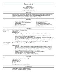 Resume Sample For Teaching Position Sample Teaching Assistant Resume