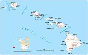 Located at the extreme southeast of the island of maui, the city of hana is like another island. Map Of Hawaii Usa