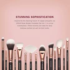 zoeva rose golden makeup brush set 15