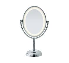 true glow oval lighted mirror conair