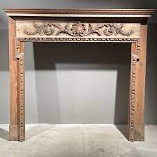 A George Ii Style Carved Pine Fire