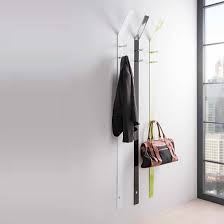 wardley wall mounted coat rack in metal