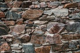 Old Stone Wall At The Castle Ruins