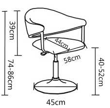 modern marbella dressing table chair