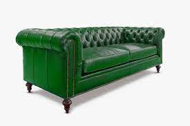 fitzgerald chesterfield sofa in emerald