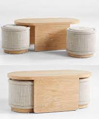 Coffee Tables With Nested Ottomans