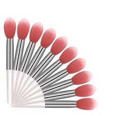 lormay 10 pcs silicone lip mask brushes