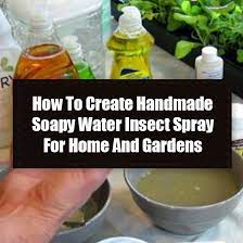 how to create handmade soapy water